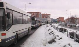 Dėl avarijos gerokai vėlavo maršrutiniai autobusai