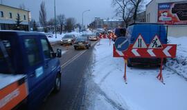 Pilies gatvėje įvyko vandentiekio avarija