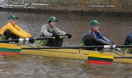Danėje - irklavimo žiemos taurės varžybos.