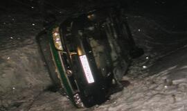 Į avariją kelyje Klaipėda-Palanga pateko mikroautobusas