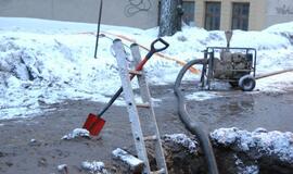 Pilies gatvėje įvyko vandentiekio avarija