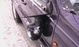 Kelyje Klaipėda-Palanga apvirto "Jeep"