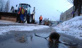 Pilies gatvėje įvyko vandentiekio avarija