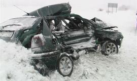 Vilkikas sumaitojo lengvąjį automobilį