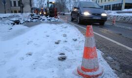 Pilies gatvėje įvyko vandentiekio avarija