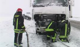 Vilkikas sumaitojo lengvąjį automobilį