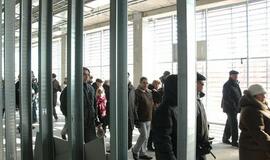 Klaipėdiečių ekskursija po statomą areną