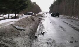 Lėbartų kelyje – "slidžios“ ir "girtos“ avarijos