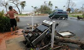 Australija: tropikų ciklonas "Yasi" smogė Kvynslendui