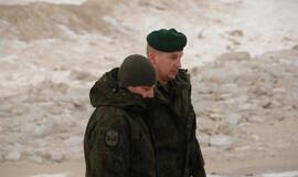 Giruliuose jūra į krantą išplovė karo laikų torpedą