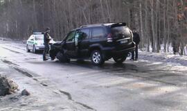 Lėbartų kelyje – "slidžios“ ir "girtos“ avarijos