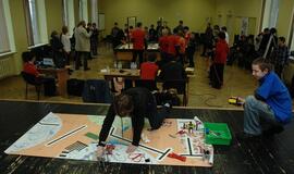 Mokinių robotų konstruktorių turnyras Klaipėdoje