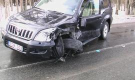 Lėbartų kelyje – "slidžios“ ir "girtos“ avarijos