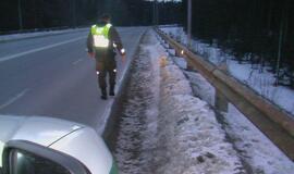 Neblaivus vairuotojas užmigo prie vairo