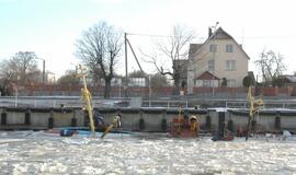 Uoste nuskendo senas žvejybos laivas