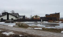 Slengiškių namus apsėmė atlydžio vanduo