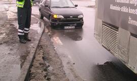 Avarija Naujojo Sodo ir Naujosios Uosto gatvių sankryžoje