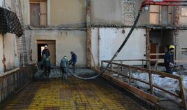 Kultūros ministras Klaipėdos dramos teatro statybvietėje