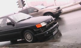 Avarija Naujojo Sodo ir Naujosios Uosto gatvių sankryžoje