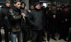 Klaipėdiečių ekskursija po statomą areną