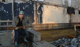 Kultūros ministras Klaipėdos dramos teatro statybvietėje