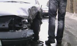 Lėbartų kelyje – "slidžios“ ir "girtos“ avarijos