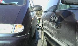 Avarija žiedinėje sankryžoje