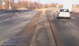 Liepų gatvėje į pastato sieną rėžėsi "Audi"