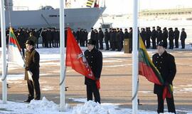 Karinės jūrų pajėgos pažymėjo Vasario 16-ąją