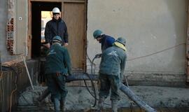 Kultūros ministras Klaipėdos dramos teatro statybvietėje