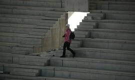 Klaipėdiečių ekskursija po statomą areną