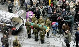 Paskutinė Justino Marcinkevičiaus kelionė į Amžinuosius namus