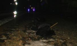 Traukinys Kretingoje pervažiavo du vyrus