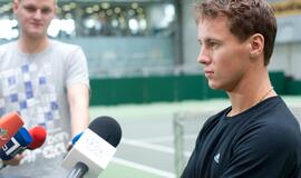 Ričardas Berankis reitinge smuktelėjo pozicija žemiau