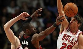 Žydrūnas Ilgauskas nežaidė, "Heat" nusileido "Bulls"