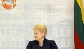 Dalia Grybauskaitė: krizė jau praeityje
