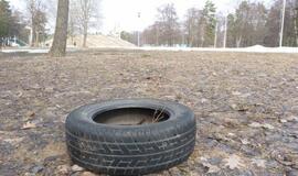 Padangomis užterštas Klaipėdos miškas