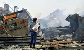 Vaizdai iš stichijų nusiaubtos Japonijos