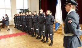 Diplomų įteikimas Lietuvos policijos mokyklos absolventams