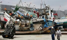 Vaizdai iš stichijų nusiaubtos Japonijos