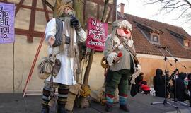 Mieste švenčiamos užgavėnės