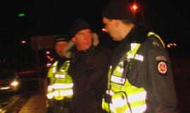 Girto vairuotojo naktį Klaipėdoje sukelta avarija