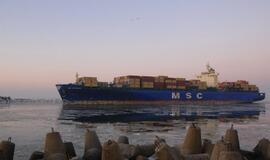 Klaipėdos uoste - rekordinis laivas