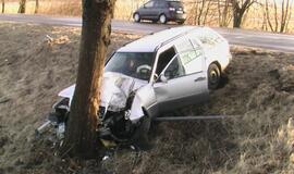 Avarijos kelyje Klaipėda-Palanga