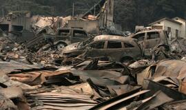 Vaizdai iš stichijų nusiaubtos Japonijos