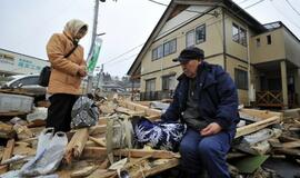 Vaizdai iš stichijų nusiaubtos Japonijos