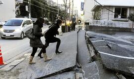 Žemės drebėjimas nusiaubė Japoniją