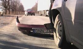 Automobilių susidūrimas Tilžės gatvėje