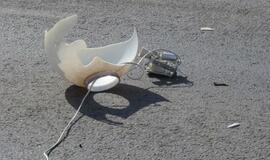 Girtas "Audi" vairuotojas sudarkė Pilies tiltą