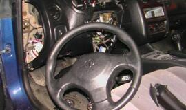 Girto vairuotojo naktį Klaipėdoje sukelta avarija